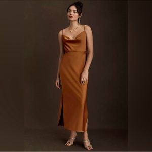 NWT BHLDN satin Cali Slip Dress